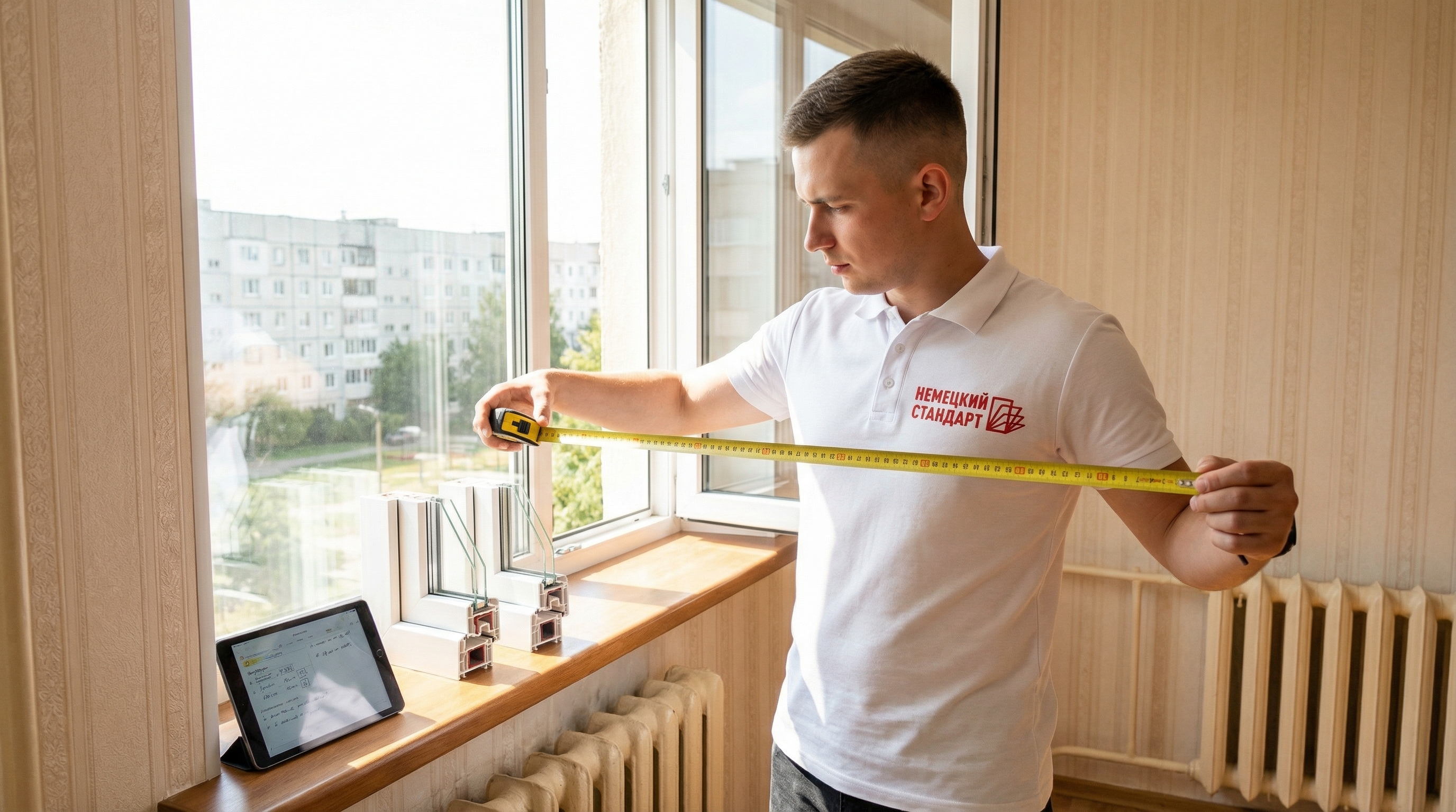 Процесс замера